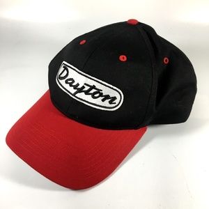 Dayton Motors Patch Black Red Snapback Hat